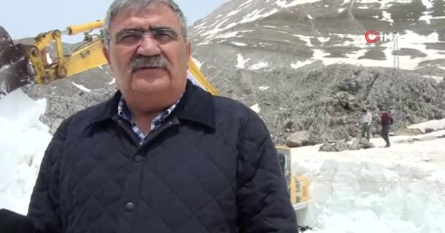 Mayıs ayında Antalya’da 10 metre kar