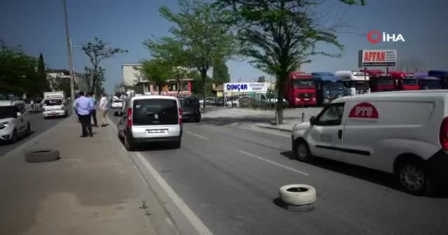 Pendik’te ilginç zincirleme kaza kamerada