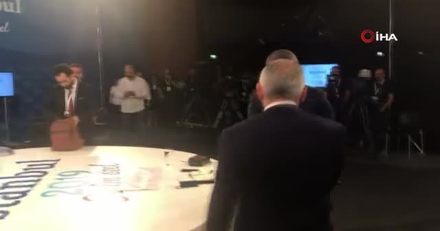 Binali Yıldırım ve Ekrem İmamoğlu'nun ilk karşılaşma anı