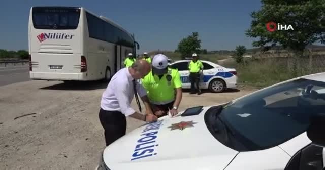 Dikkat bu yolcu otobüsünde trafik casusu var
