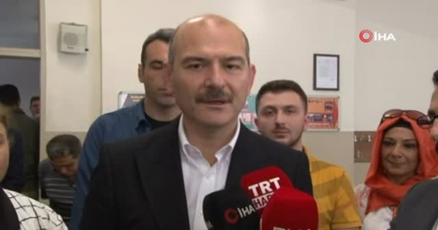 İçişleri Bakanı Süleyman Soylu oyunu Gaziosmanpaşa'da kullandı