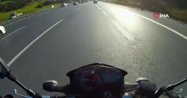 Motosikletlinin başına gelmeyen kalmadı