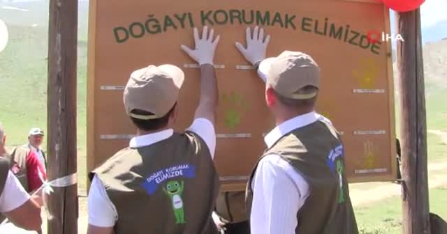 2320 rakımda çevre etkinliği