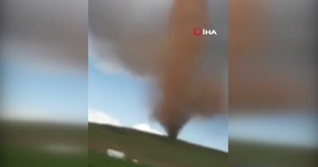 Bingöl’de devasa hortum görüntülendi