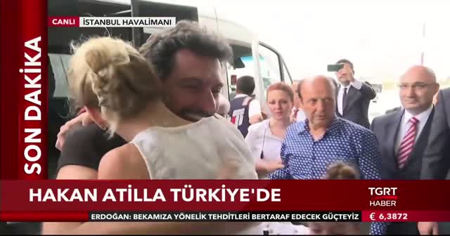 Hakan Atilla İstanbul'da! İşte ilk görüntüler