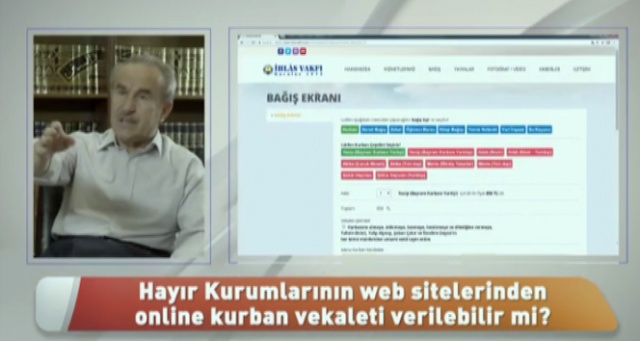 Hayır kurumlarının web sitelerinden online kurban vekaleti verilebilir mi?