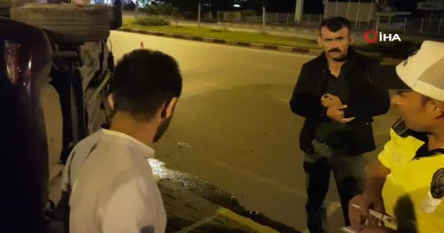Kaza yaptı, otomobilini bırakıp kaçtı