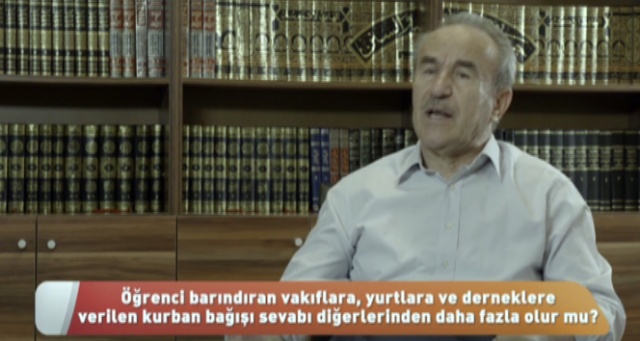 Öğrenci vakıflarına, yurtlara ve derneklere kurban bağışının sevabı fazla olur mu?