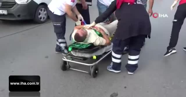 Pendik'te kontrolden çıkan araç beton bariyerlere çarptı: 1 yaralı