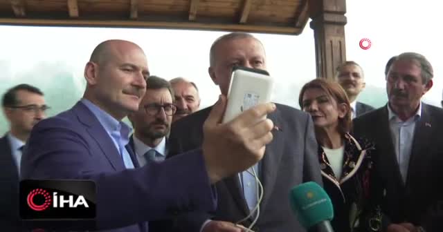 Cumhurbaşkanı Erdoğan, Hacire anne ile görüştü