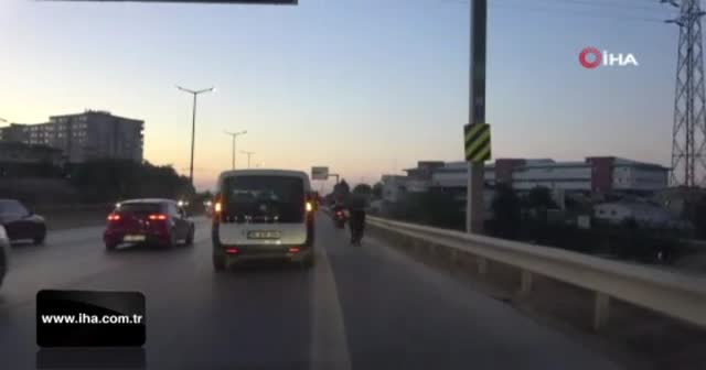E-5 karayolunda kaçan boğayı yakalamak için ekipler seferber oldu