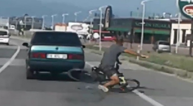 Ölüm böyle teğet geçti...O anlar kamerada
