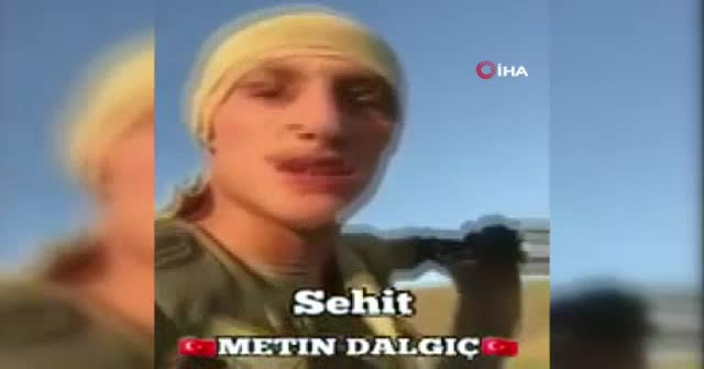 Şehit olmadan önce  okuduğu şiir  izleyenleri gözyaşlarına boğdu