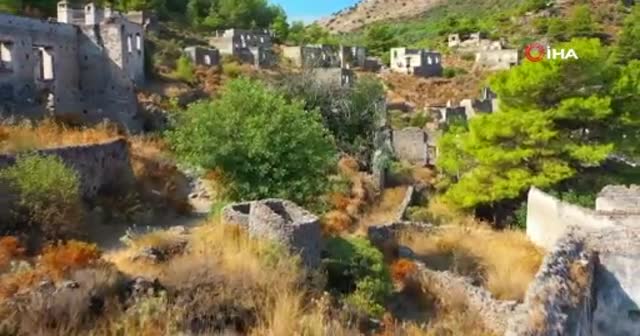 'Hayalet Köy' havadan işte böyle görüntülendi