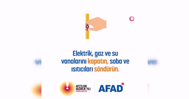 AFAD deprem sonrasında yapılması gerekenleri paylaştı