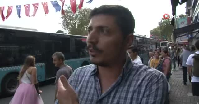 İstanbul’un göbeğinde görme engelli genç kızın yaşadığı dehşet kamerada