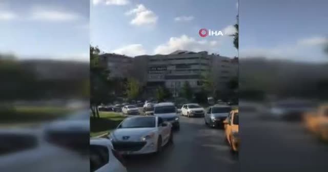 İstanbul'un göbeğinde şoke eden görüntüler