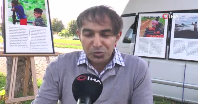 Mevsimlik işçileri fotoğraflamak için bakanlıktaki görevinden istifa edip karavan aldı