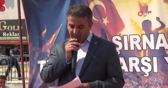 Şırnak'ta terör lanetlendi