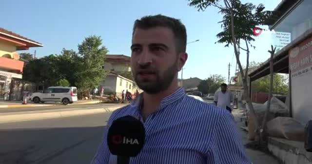 Çalışma esnasında su borusu patladı, tazyikli su binanın boyunu geçti