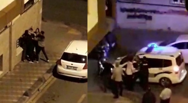 Esenler'de mahallenin ayağa kalktığı kavga kamerada