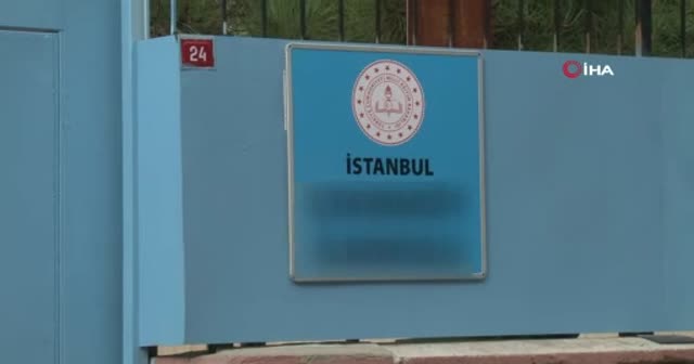 İstanbul'da okulda tepki çeken görüntü