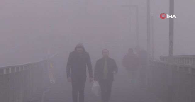 İstanbul’da yoğun sis etkili oluyor