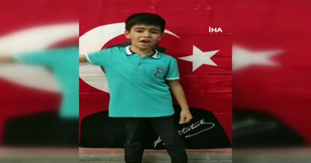 Öğrencilerden Mehmetçiğe 'Komando Andlı' destek