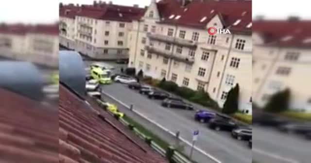 Oslo’da ambulansla saldırı