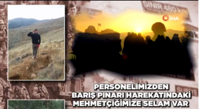 Tarım ve Orman Bakanlığı personelinden Mehmetçiğe asker selam