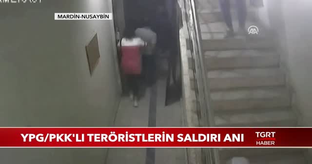 YPG/PKK'lı teröristlerin saldırı anının görüntüleri ortaya çıktı