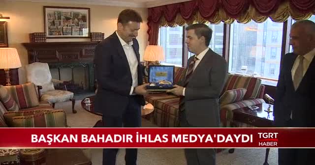 İstanbul Bahçelievler Belediye Başkanı Hakan Bahadır İhlas Medya'yı ziyaret etti görseli