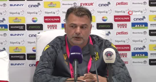 Murat Şahin: 'Bu akşam futbolu konuşmak isterdik!'