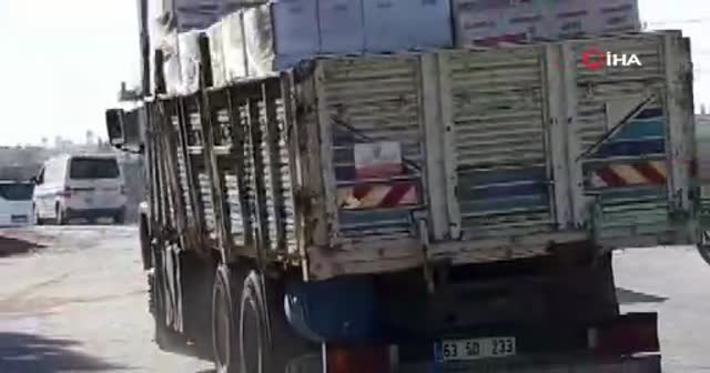 Tel Abyad'daki patlamanın ardından bölgeye yardım konvoyu gönderildi