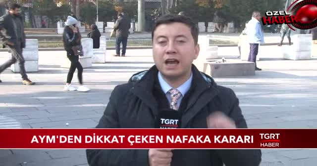 AYM'den dikkat çeken nafaka kararı