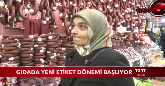 Gıdada yeni etiket dönemi başlıyor