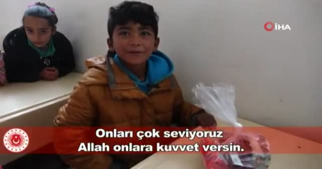 MSB: Suriyeli çocuklar okullarına dönmenin sevincini yaşıyor