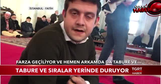 TGRT Haber ekibi camileri dolaştı! Tabure ve sıralar yerinde duruyor