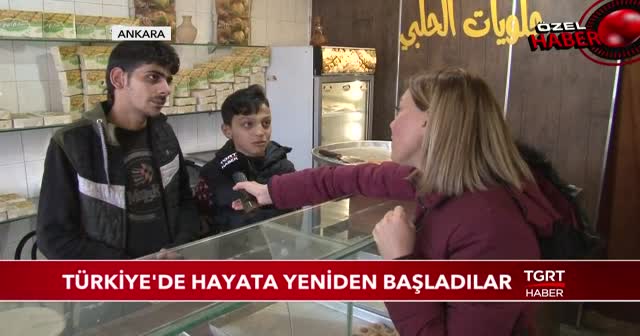 Türkiye'de hayata yeniden başladılar