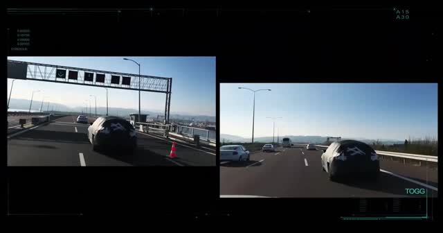 Yerli otomobilden bir yeni görüntü daha