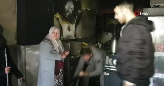 Buzdolabı bomba gibi patladı