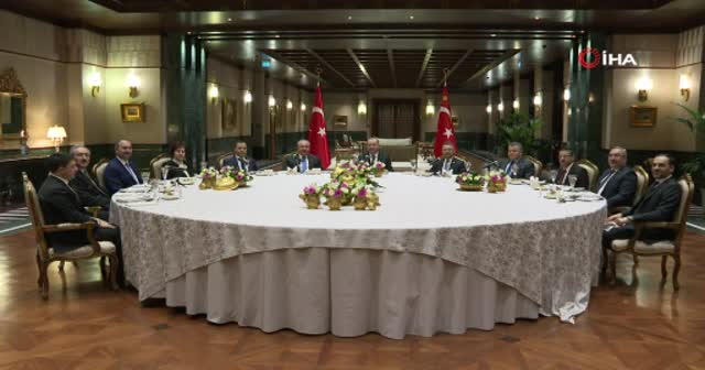 Cumhurbaşkanı Erdoğan, yasama, yürütme yargı organı temsilcileri ile bir araya geldi