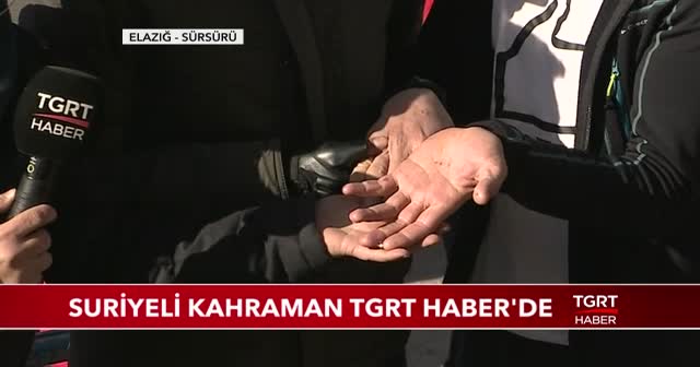 Depremde Aydın ailesini kurtaran Suriyeli Mahmud TGRT Haber'e konuştu