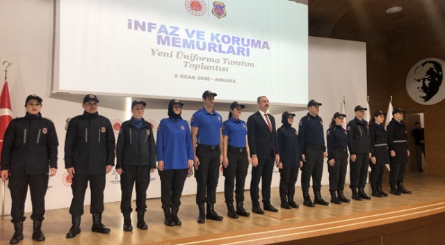 İnfaz koruma memurlarının yeni kıyafeti tanıtıldı