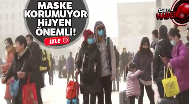 Maske korumuyor, hijyen önemli!