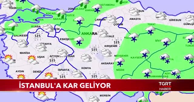 Meteoroloji duyurdu! İstanbul'a kar geliyor