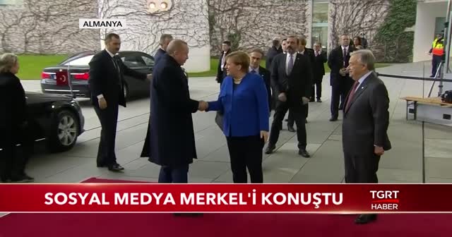 Sosyal medya Merkel'i konuştu