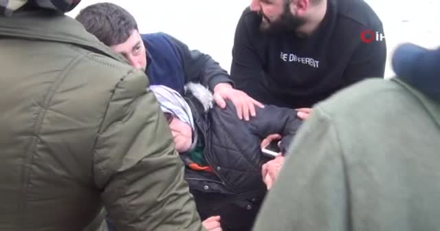 Vicdansız sürücü çarptı kaçtı