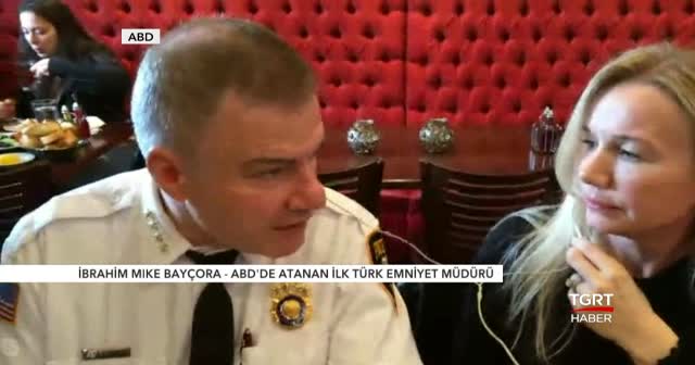ABD'nin ilk Türk Emniyet Müdürü Bayçora başarı hikayesini TGRT Haber'e anlattı