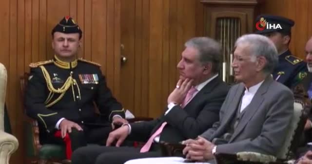 Cumhurbaşkanı Erdoğan, Pakistan Cumhurbaşkanı Alvi ile görüştü